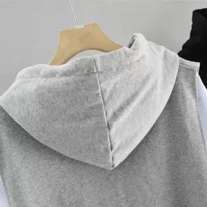 와칸다 여자 여친 맨투맨 티 조끼 후드 빅사이즈 민소매 KKE3