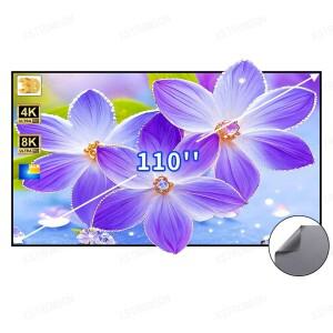 CLR 8K 고정 프레임 프로젝터 스크린 ALR 블랙 그레이 크리스탈 주변광 차단 홈 시네마 110 인치