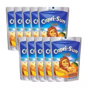 카프리썬 사파리 파우치 주스 음료수 200ml 10개 GST