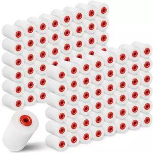 누오고 120개 2인치 폼 페인트 롤러 고밀도 미니 벽용 에저 도구 리필은 평평한 표면을 매끄럽게