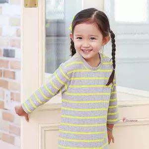 여자 원피스 스트라이프 봄가을 아이옷 패턴 무늬fgh194