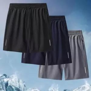 헬스 스포츠 반바지 운동 쇼 남성용 쿨링 밴딩 시원한 아이스 런닝 여름 반바지 반바