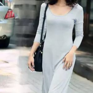 원피스 항아리 모달 슬립 롱 이너 홈드레스