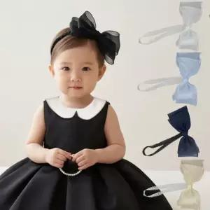 오간자 쉬폰리본 아기 헤어밴드 BOO다방 아가머리띠