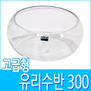 고급형 유리수반300 어항 수반 숯부작 수경식물재배