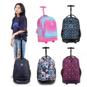 [제이월드뉴욕] 17인치 롤링백팩 기내용 캐리어 학원가방 (RBS-17)
