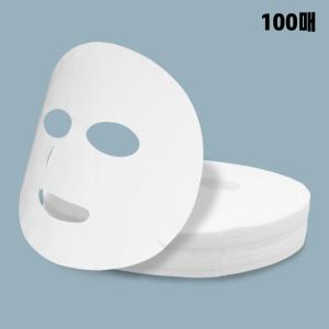 100매 피부관리실 마스크시트 마스크팩시트지  부드러운 레이온소재 국산