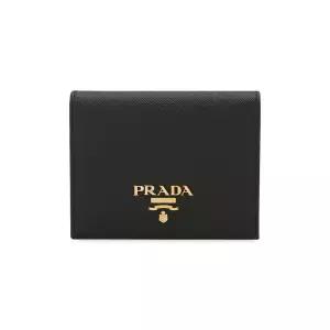 여성 사피아노 로고 블랙 반지갑 1MV204 QWA F0002