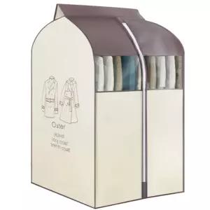 부직포 옷커버 행거커버 옷걸이 옷정리 투톤베이지