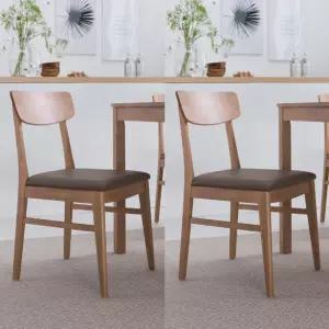 리바트 뉴시나몬 원목식탁의자 2개 세트