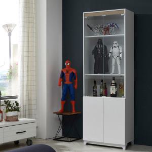 샤이니 LPM 콤비 600 유리 장식장 진열 피규어 수납 그릇 거실 / 고광택 수납겸용