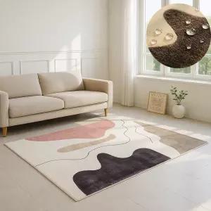 홈메이드 먼지없는 러그 사계절 거실 카페트 워셔블 단모 방수 거실러그 49번