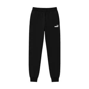 [푸마] 키즈 에센셜 슬림 아동 주니어 기모 조거팬츠 트레이닝 바지 블랙 586975-01