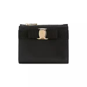 페라가모 여성 바라 보우 블랙 반지갑 22E009 734500