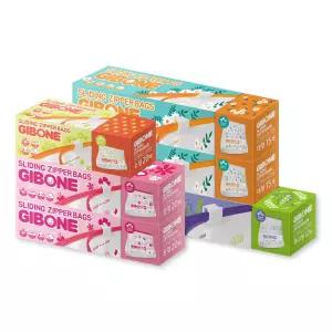 스탠딩 슬라이드 지퍼백 플라워 소1+중2+대2+특대1(102매)