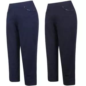 엄마바지 쿨 아이스 여자7부바지 밴딩 중년여성 스판 빅사이즈