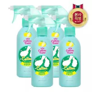 온더바디 코튼풋 발을씻자 풋샴푸 레몬 385ml x 4개