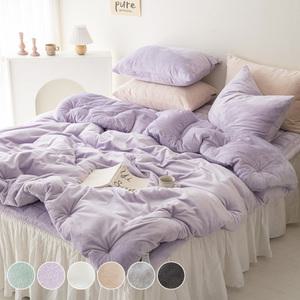 후끈부들 밍크촉감 프리미엄 5mm 장모 극세사 옥수수솜 차렵이불 S/Q/K/CK 6컬러