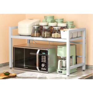 주방용 틈새 미니 철재 2단 앵글 선반장 전자 렌지 위 정리용 선반 오븐 다이 밥솥 레인지 수납장 렌지대