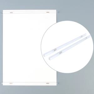 게시판 막대자석 투명 냉장고자석 2P 자석메모홀더