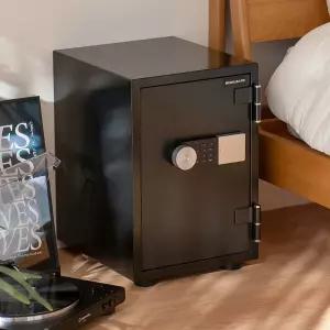 ZE45 블랙 50kg new 디지털 60분 내화인증 금고 서랍장착 마비기능 가정용 사무