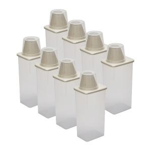 씨밀렉스 뉴컬러 도어 미니 잡곡통, 아이보리, 1300ml, 8개