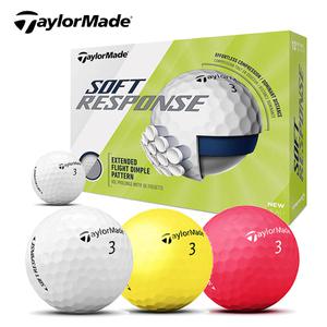 테일러메이드 소프트 리스폰스 골프볼 세트 12구 3피스 골프공 아이노머 커버 SOFT RESPONSE BALLS