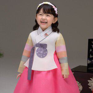 [더예한복(Theye hanbok)][더예한복] QT804-미나당의 여아한복 아동한복