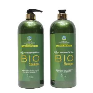 평화바이오EM샴푸 1500ml 2개   EM성분가득담았습니다  머리부터발끝까지하나로샴푸  샤워타올같이보내드립니다