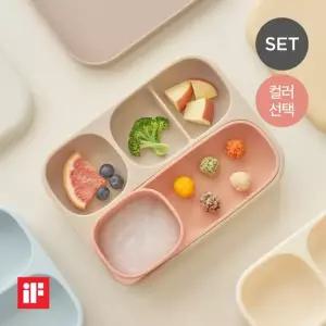 실리콘 초강력 흡착식판+디바이더 플레이트 세트