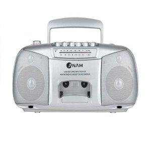 아남 포터블카세트 PA-711 라디오 녹음기 USB/테이프 재생