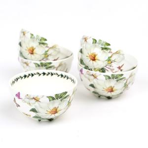 본차이나 도자기 공기 5P(목련) 세트 / 밥공기 밥그릇 식기세트