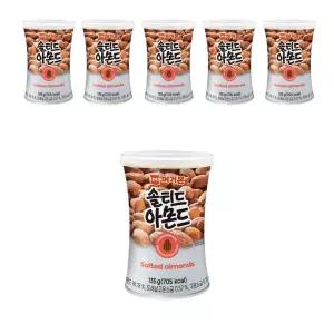 머거본 솔티드아몬드 135g 6캔