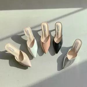 [오노마] ONM 스틸레토 하이힐 블로퍼 스커트 치마 구두