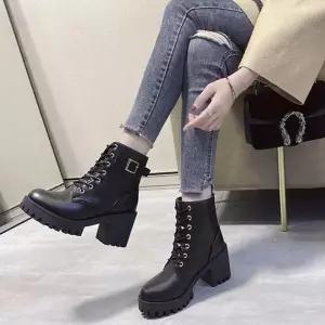 [오노마] ONM 여성 키높이 통굽워커 라운드앞코 겨울 가을 털안감 (S11325493)