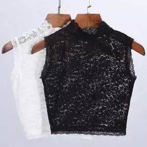 [오노마] ONM 레이스 목폴라 이너나시 민소매 폴라티 터틀넥 반목 (S11100778)