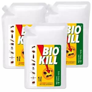 동성제약 비오킬 살충제 1L 리필(3개)/바퀴벌레 진드기 날파리 해충