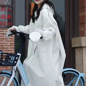 ONM 여성 우비 장마철 비옷 캠핑용 휴대용 성인 레인코트