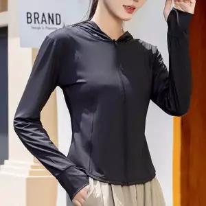 ONM 쿨 아이스 긴팔 트레이닝집업 슬림핏 후드 자외선차단