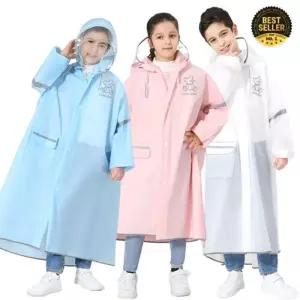 [라일리의류] Rly 여성우의 레인코트 투명캡 반사테이프 라이더 배달