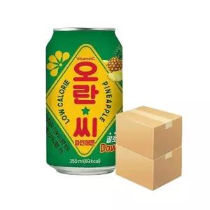 오란씨 파인애플 350ml x 48캔(뚱캔) 과즙음료