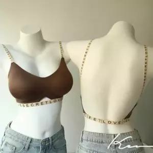 [오노마] ONM 끈조절 백리스 스포츠브라 패셔너블 볼륨패드 사계절