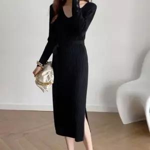 ONM DS롱원피스 슬림 골지 원피스 늘씬해 보이는 원피스