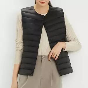 ONM 오리털 경량 패딩조끼 방수 겨울 아우터 데일리룩