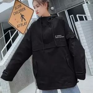 ONM 하프 올드스쿨 후드 반집업 아노락바람막이 INSUM46N