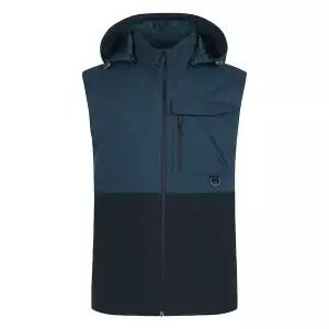 [웨스트우드] 남성 간절기 가을 맨 배색 방풍 베스트 WN3MTVT601TB_OD