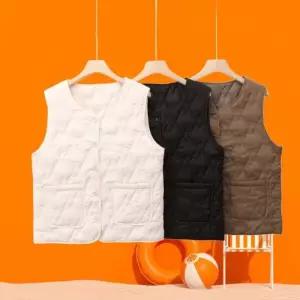 ONM LW 초경량 슬림 패딩 조끼 퀄팅 퀼팅 조끼 방한 보온