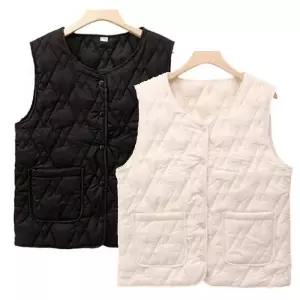 ONM FREE Siz 퀄팅 패딩조끼 얇고 가벼운 초경량 조끼