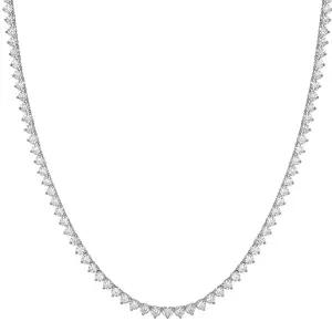 [한국금다이아몬드] 14K 1부 랩 다이아 테니스 목걸이 3프롱 다이아몬드