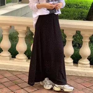 빅사이즈 410 노팅에이플레어롱스커트 DDDS885